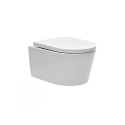 Pack WC bâti-autoportant Rapid SL + WC SAT sans bride + Abattant softclose + Plaque chrome (Autoportant-SAT-2)