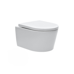 Pack WC bâti-autoportant Rapid SL + WC SAT rimless fixations invisibles + Abattant softclose + Plaque chrome (Autoportant-SAT-1)