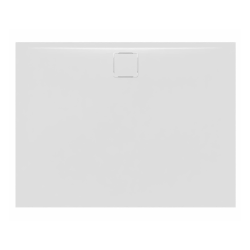 Swiss Aqua Technologies Vision Receveur de douche 100x90cm + Siphon Eslim90. Marbre coulé, blanc (SATSVVI10090B-S)