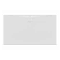 Swiss Aqua Technologies Vision Receveur de douche 140x90cm + Siphon Eslim90. Marbre coulé, blanc (SATSVVI14090B-S)