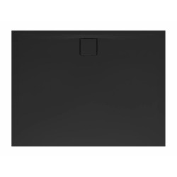 Swiss Aqua Technologies Vision Receveur de douche 120x80cm + Siphon Eslim90. Marbre coulé, noir (SATSVVI12080C-S)