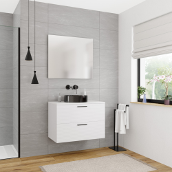 Set complet meuble + lavabo (CERAMIA-4OW80-S)