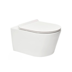 Pack WC Rapid SL + cuvette sans bride SAT, fixations cachées + plaque Skate chrome (RapidSL-SATrimless)