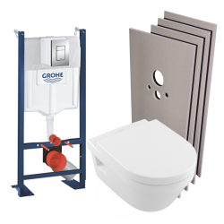 Grohe Pack bâti autoportant + Cuvette sans bride + Abattant softclose + Set habillage (ProjectArchitecturarim-1-sabo)