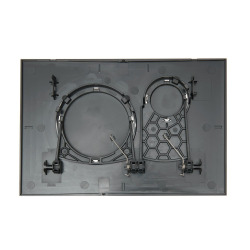 Swiss Aqua Technologies Plaque de commande double touche en plastique, noir mat (SATAT78)