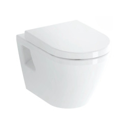 Pack WC Bâti Autoportant Rapid SL + WC suspendu Integra + Abattant softclose + Plaque chrome mat (ProjectIntegra-5)