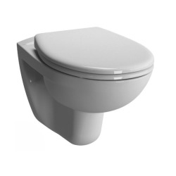 Pack WC Bâti-support Viconnect + WC suspendu Normus + Abattant frein de chute + Plaque chrome mat (ViConnectNormus-3)