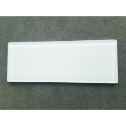 Luxfera brique de verre 19x8 cm, blanc brillant (GBZAKONSKLO)