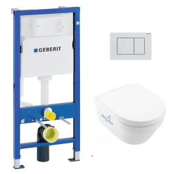 Geberit Pack WC Bati Geberit UP100 + WC sans bride Villeroy & Boch Architectura