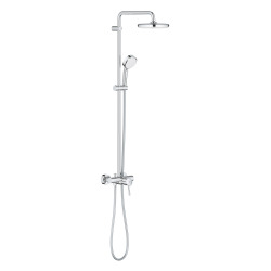 Vitalio Start Clova System 210 colonne de douche monocommande + douche de tête + douchette 2 jets, chrome (G26827000)