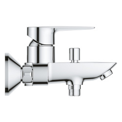  New Tempesta Cosmopolitan 100 ensemble de douche 2 jets + mitigeur monocommande bain/douche, chrome (23914001-26076002)