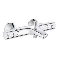 New Tempesta Cosmopolitan 100 ensemble de douche 2 jets + mitigeur thermostatique bain/douche 1/2", chrome (34598000-26076002)