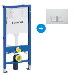 Pack DuoFix 100 + Plaque de Commande Delta 51 Blanche (SETUP100-PRO2)