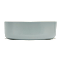 Mood vasque à poser ronde 36x36 cm sans trou de robinetterie ni trop-plein, gris (SATM3636LGRM)