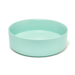  Mood vasque à poser ronde 36x36 cm sans trou de robinetterie ni trop-plein, menthe (SATM3636LMGM)