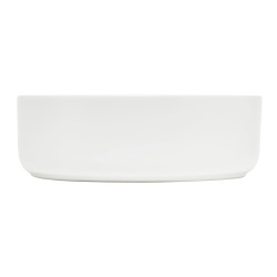 Mood vasque à poser ronde 36x36 cm sans trou de robinetterie ni trop-plein, noir mat (SATM3636BKM)