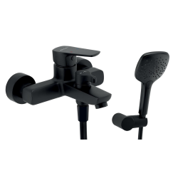 Novaservis Mélangeur bain Novaservis Metalia 58 Eco avec set de douche 150 mm noir 58020,5
