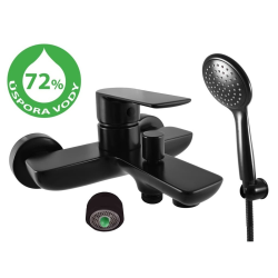 Hansgrohe Mitigeur salle de bain RAV SLEZÁK Vltava avec garniture de douche 150 mm noir VTE454.5/1CMAT