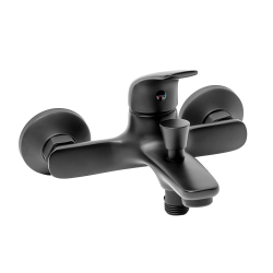 Siko Mélangeur bain S-Line Pro sans kit de douche 150 mm noir SIKOBSLPRO222C