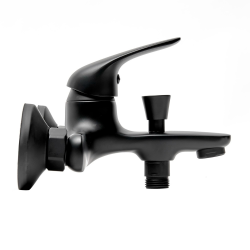 Siko Mélangeur bain S-Line Pro sans kit de douche 150 mm noir SIKOBSLPRO222C