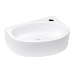 Glacera Vasque d'angle Glacera Bigio 42x29,5 cm ouverture pour batterie à droite BG4229