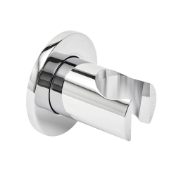 Optima Support de douche SAT Chrome massif foncé SATBSDPDACR