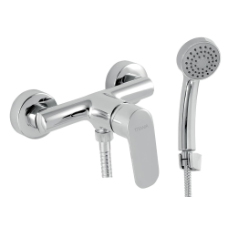 Novaservis Mitigeur de douche Novaservis Titani Cosmos Eco avec garniture de douche 150 mm chrome 90261,0E
