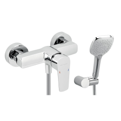 Novaservis Mitigeur de douche Novaservis Metalia 58 Eco avec garniture de douche 150 mm chrome 58061,0