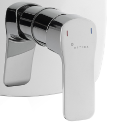 Optima Cube Way Mitigeur de douche avec corps chromé CU210