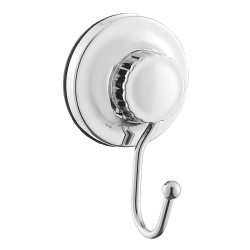Crochet de sale de bain Ecoloc, sans vis, chrome (ECO21)