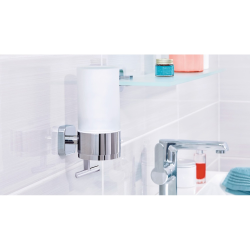 Distributeur de savon en verre dépoli et chrome (40440-00000-00)