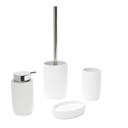 Evolution distributeur de savon en céramique, blanc (SATDEVO99BI)