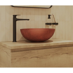 Swiss Aqua Technologies Project distributeur de savon en métal et verre, noir (SATDPROJ99MC)