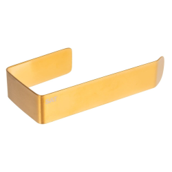 Mood Porte-papier toilette design en acier inoxydable, or brossé (SATDMOOD26BZ)