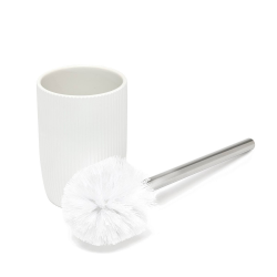 Evolution Brosse WC en céramique, blanc (SATDEVO37BI)
