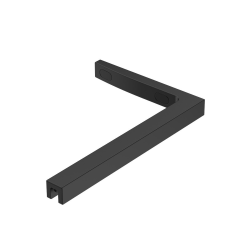 Swiss Aqua Technologies Bras de montage à droite Walk-In, noir (SATLZAV1PC)