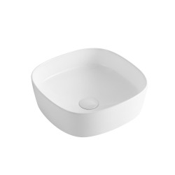 Swiss Aqua Technologies Vasque à poser Project 37x37 cm, design et qualité SAT, sans trou de robinetterie (SATUMPRO3737SR)