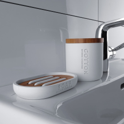 Modifier : Kora gobelets à brosse à dents moderne, Blanc (KO2405705)