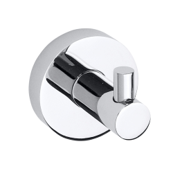 Omega Crochet de salle de bain, fixation sans vis, chrome (104106022)