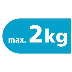 Tesa  Powerstrips Crochet de salle de bains en acier inoxydable, chrome brossé (59707-00-01)