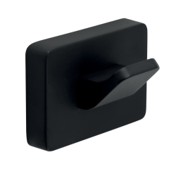 Novaservis Ferro Greta Crochet de salle de bains, noir mat (AGR05BL)