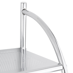 Optima Etagère multiple avec plateau chromé POLOBLOUK2