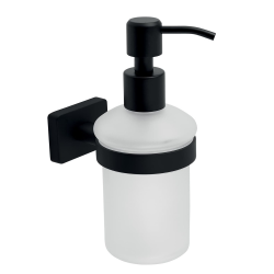 Novaservis  Ferro Greta Distributeur de savon, noir mat (AGR34BL)