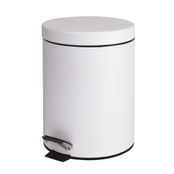  Poubelle murale 5 l inox, blanc  (104315014)