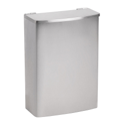 BEMETA Poubelle murale 5 l en acier inoxydable, chrome (105115055)
