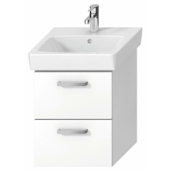Jika (Groupe Roca) Meuble de salle de bain sous lavabo Jika Lyra Plus Viva 44x40,1x55 cm blanc H40J3824023001