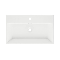 Vitra  Lavabo SAT Cube Way 75x42 cm ouverture pour un robinet au milieu SATCW7542