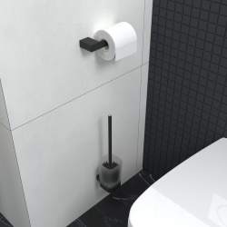 Nimco Kibo Porte-papier hygiénique, noir (KI14055G90)