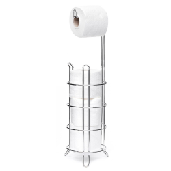 Siko Multi Porte-papier hygiénique avec plateau chromé (STOJDRZTOAL)