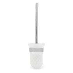 Swiss Aqua Technologies Project Brosse WC, chromé/verre dépoli (SATDPROJ37)